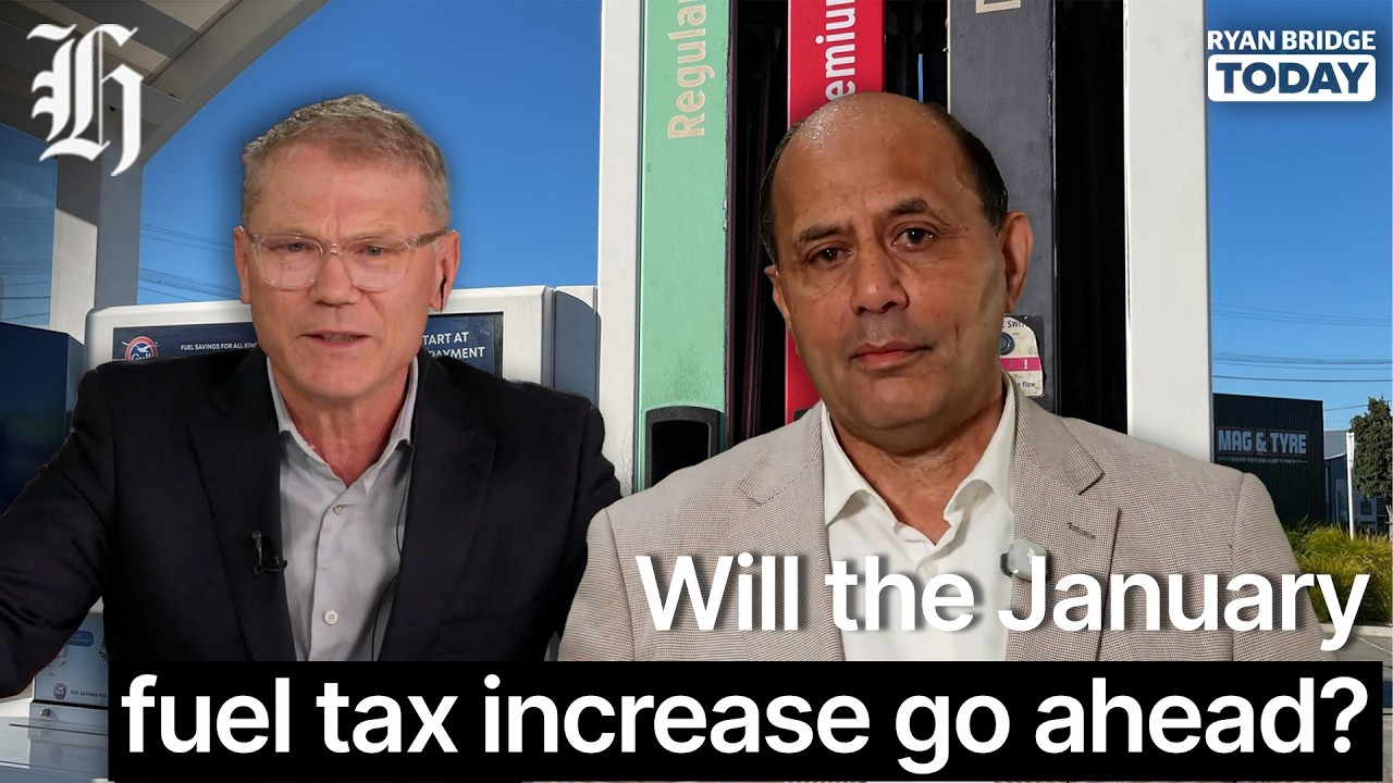 Will the January fuel tax increase go ahead? | Ryan Bridge TODAY
