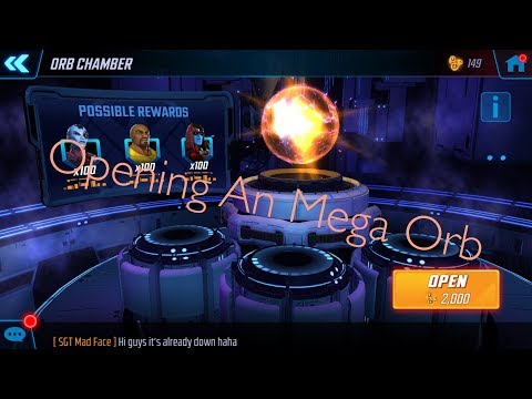 Marvel Strike Force Opening An Mega Orb