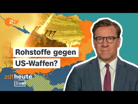 Militärexperte zu Trump-Plänen: Seltene Erden für US-Hilfen – wem nutzt der Deal? | ZDFheute live