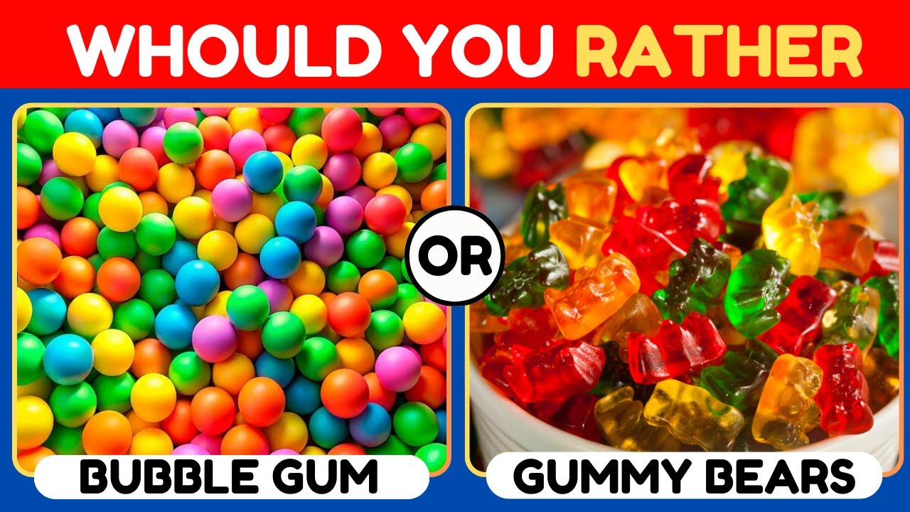 Would You Rather...? CANDY & SWEETS Edition 🍬🐻❄️ Master Mind Quiz