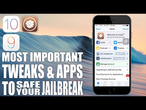 Must Have Tweaks & Apps For iOS 10 & 9.2.1-9.3.3 To Safe Your JB