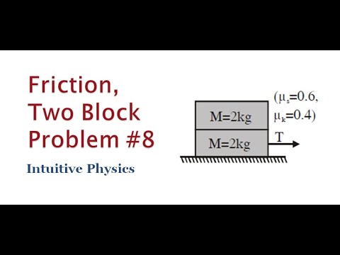 Problem 8 # Two Block Problems - Friction | IIT JEE | NEET | Olympiads