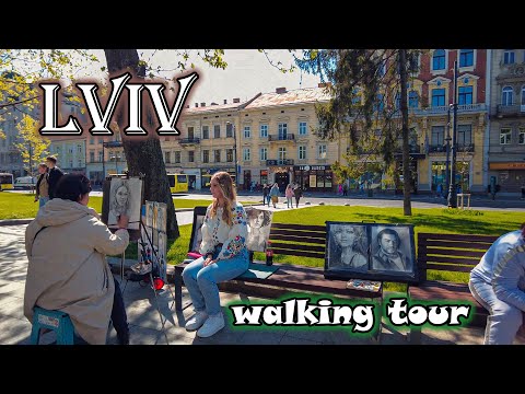 🇺🇦 Lviv. Saturday Walking Tour. Ukraine [4K]