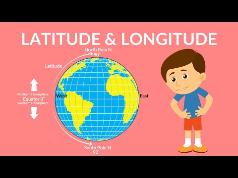 Latitude and Longitude | Time Zones | Video for Kids