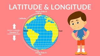 Latitude and Longitude | Time Zones | Video for Kids