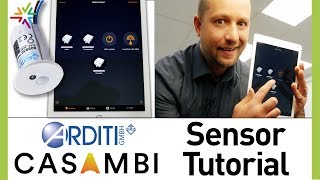Casambi Motion Sensor with Light Sensor by Arditi - App Tutorial