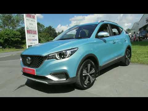 MG ZS EXCLUSIVE EV finished in Copenhagen Blue ,video walkaround !