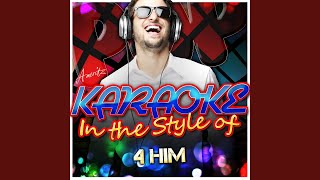 Surrender (In the Style of 4Him) (Karaoke Version)