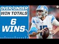 2022 NFL Over/Under Predictions: Lions 6 wins [Expert Breakdown] | CBS Sports HQ