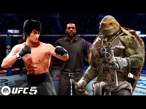 UFC 5 | Bruce Lee vs. Turtle Michelangelo (EA Sports UFC 5)