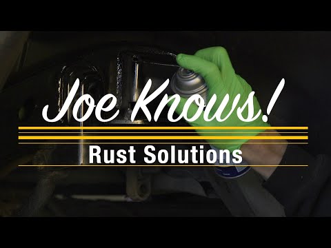 Joe Knows! The BEST Way's To Tackle Rust: Removal - Treatment - Prevention