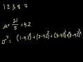 Statistics – Standard Deviation Video Tutorial