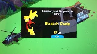 TSTO: CLOBBER GIRL AND STRETCH DUDE EARLY GAMEPLAY!