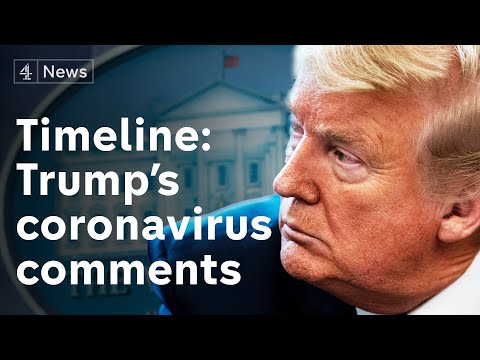 Donald Trump's coronavirus timeline: how the President’s message has changed