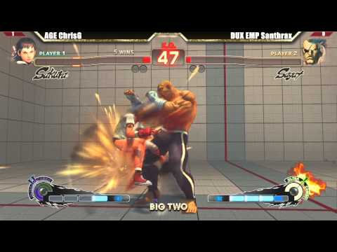 SSF4 AE2012 AGE ChrisG vs DUX EMP Santhrax - Big Two #51 Tournament