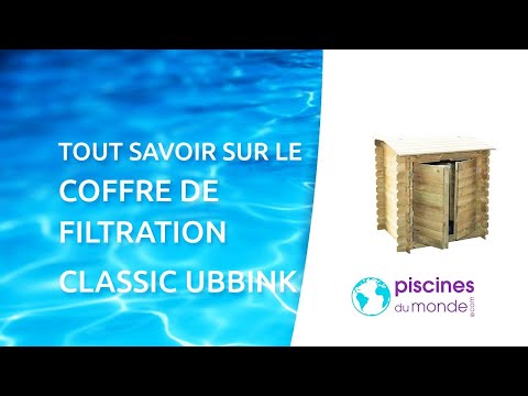 Tout savoir sur le coffre de filtration en bois d'Ubbink