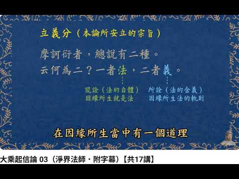 摩訶衍者…什麼是法…淨界法師講《大乘起信論》 03節錄7