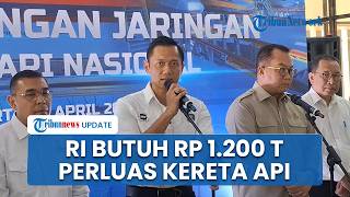 Akan Perluas Jaringan Kereta Api untuk Kurangi Emisi Karbon, AHY Sebut RI Butuh Rp 1.200 Triliun