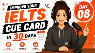 Improve Your IELTS Speaking in 30 Days | Day 08 | Cue Card, Sample Answer & Shadowing