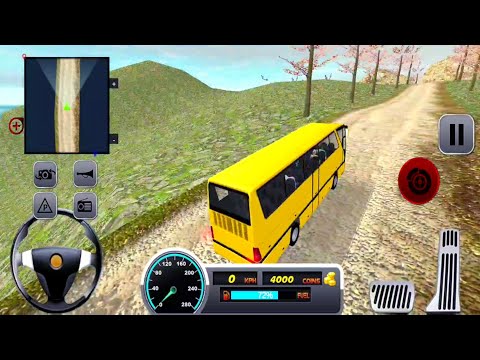 Uphill Offroad Bus Mountain Driver Sim 2021 - Android Gameplay