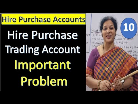 1 Hire Purchase Accounts Introduction Class Journal Entries in the books of Hire Purchaser