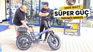 3000 Watt CANAVARI! RKS Nero M Elektrikli Bisiklet İnceleme | 110 KM MENZİL