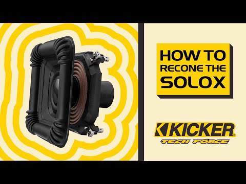 How to Recone a KICKER L7X Subwoofer (sizes 10", 12", 15", 18" only)