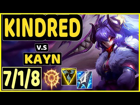 KIREI (KINDRED) vs KAYN - 7/1/8 KDA JUNGLE CHALLENGER GAMEPLAY - EUW