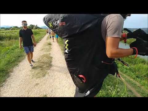 Paragliding Ljubuški, slijetanje na Tegaševac 8.8.2019.