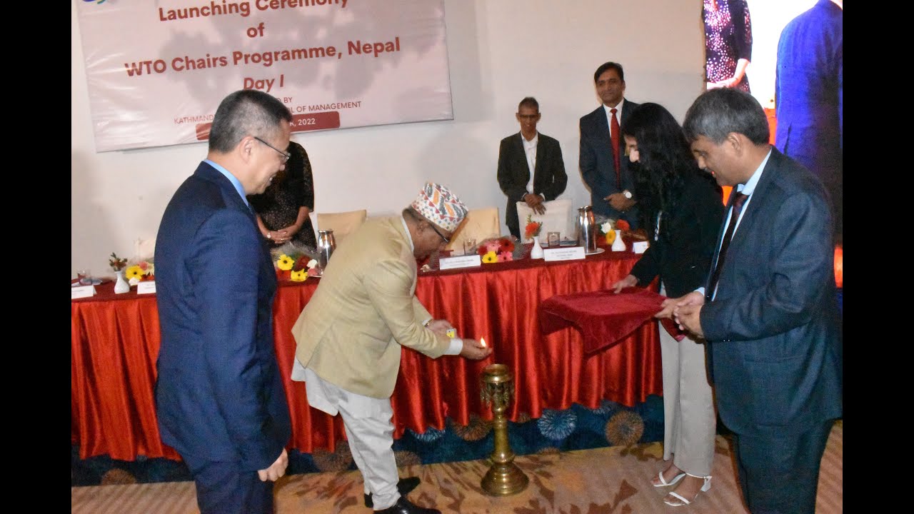 Highlights of Launching Ceremony of the WTO Chairs Programme - Nepal