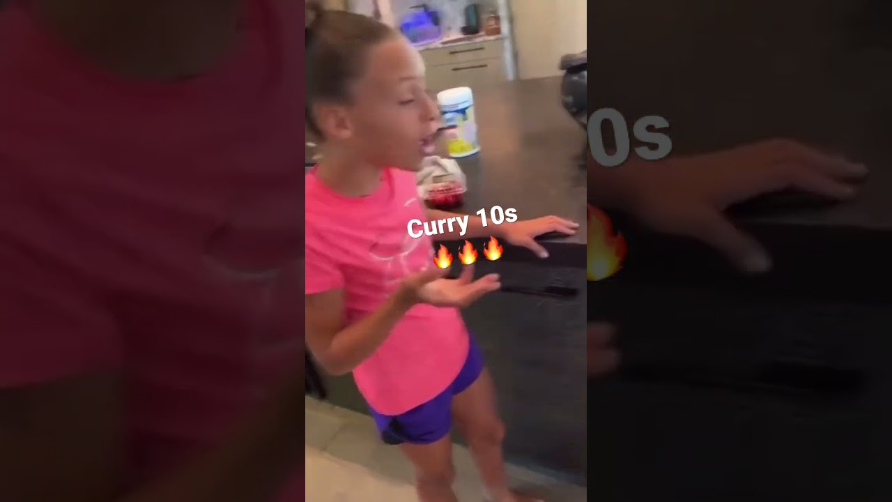 Stephen Curry got his daughter Riley the curry 10s for her 10th birthday