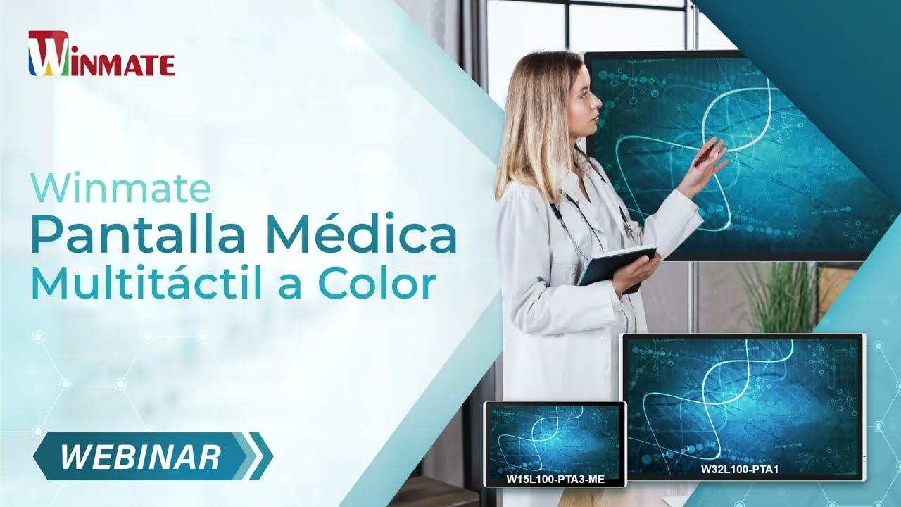 Descubre la Precisión 4K: Pantalla Médica Multitáctil de Winmate para Imágenes y Diagnóstico Clínico