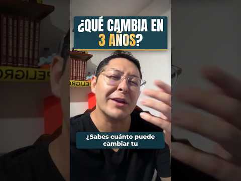 En 3 años pueden pasar muchas cosas.