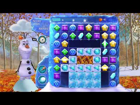 Frozen Free Fall: Snowball Fight, Summer Level 67, Walkthrough, No Power Ups, Amazing