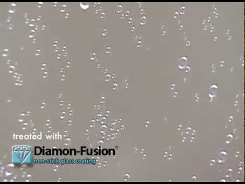Nano coated shower partition, shape: quadrant and offset