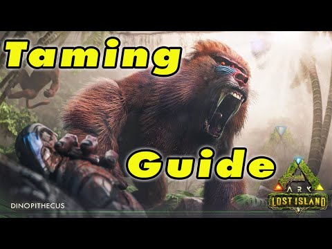 Dinopithecus Taming and Location Guide! Ark Lost Island