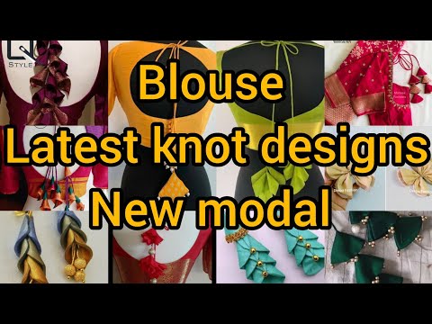 blouse knot designs💥 # new modal knot designs # latest #trending #pavi's dream 2