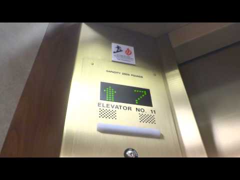 Otis Elevonic 411M elevators - City-County Building (County side) - Downtown, Pittsburgh, PA