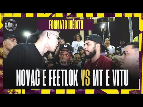 (JOGOU NA CARA 🔥🔥) MT E VITU (PE) X NOVAC E FEETLOK - BATALHA DO COLISEU - EDIÇÃO 134 - FORMATO  2X1