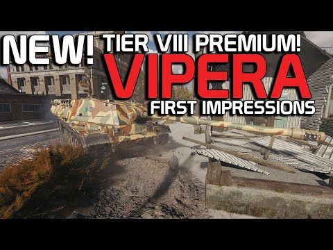 NEW! Tier VIII Premium TD! The Vipera! First Impressions! | World of Tanks