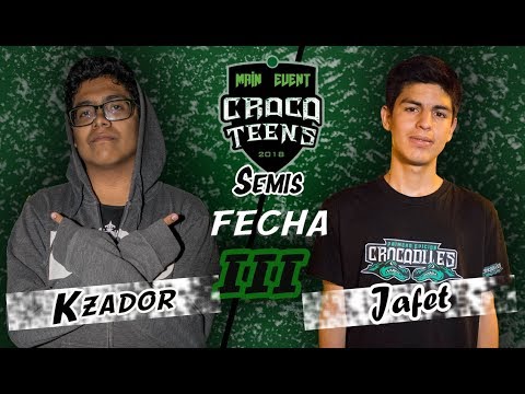KZADOR vs JAFET - Semifinal - Fecha 3 ( Torneo 2018 ) - Crocoteens