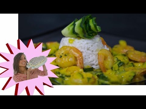 Riso Basmati con Gamberi e Zucchine