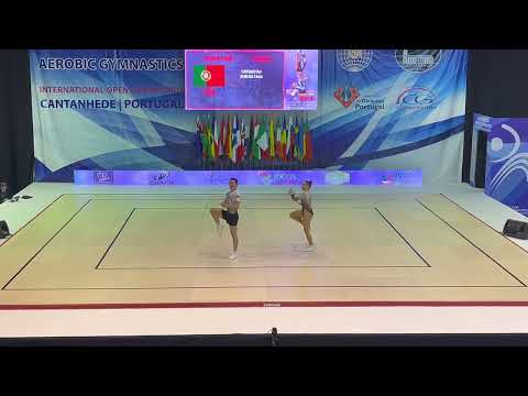 Final World Cup Aerobic Gymnastics Cantanhede 2022 MP Portugal CANSADO Rui, ALMEIDA Tânia
