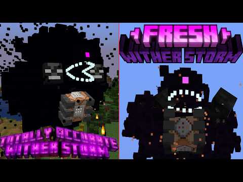 Fresh Wither Storm VS Totally Accurate Wither Storm (Comparison)