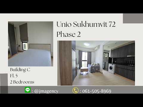 Unio Sukhumvit 72, Samut Prakan, 285 Soi Sukhumvit 72, Samrong Nua, Muang Samut Prakarn, Samut Prakan, 2 Bedrooms, 41 sqm, Condo For Rent, by NATTAPHONG Yodmanotham (K. Book), 500371800 - DDproperty.com