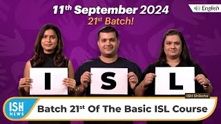 Join Our 21st Batch of Basic Indian Sign Language Course!