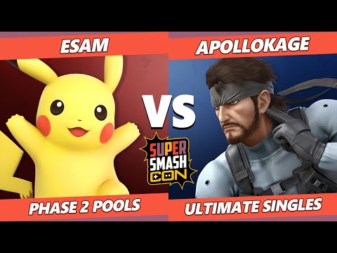 SSC Fall Fest  - ESAM (Pikachu) Vs. ApolloKage (Snake) SSBU Ultimate Tournament