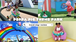 First Time at the NEWEST Peppa Pig Theme Park! Peppa Pig Park Vlog & Review PIG-TASTIC  FUN TRIP