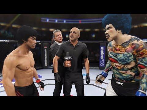 Bruce Lee vs. Clown (EA Sports UFC 2) - CPU vs. CPU