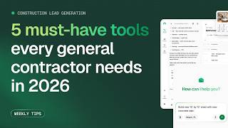 5 Must-Have Tools Every General Contractor Needs in 2026